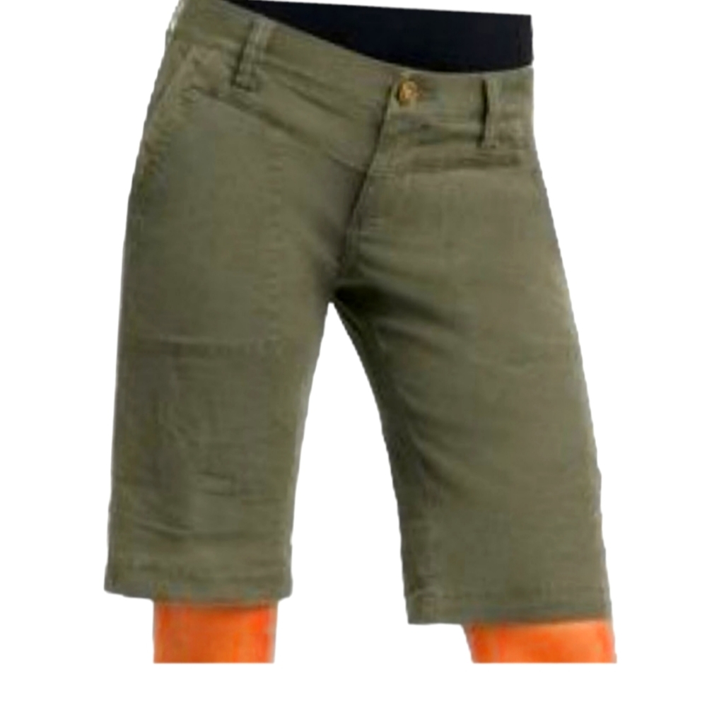 CAbi Olive Green Casual Women's Bermuda Shorts